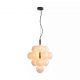 Pendule, Lustre suspendate - Lustra cu 13 surse de lumina, globuri de sticla mata, Frosty