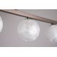 Lustre aplicate - Lustra cu 4 surse de lumina, globuri de sticla mata, Frosty