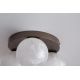 Plafoniere - Plafoniera cu 3 surse de lumina, globuri de sticla mata, Frosty