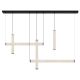 Pendule, Lustre suspendate - Lustra design geometric, alabastru natural, LED 93W 3000K