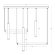 Pendule, Lustre suspendate - Lustra design geometric, alabastru natural, LED 93W 3000K
