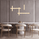 Pendule, Lustre suspendate - Lustra design geometric, alabastru natural, LED 93W 3000K