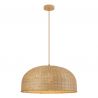 Lustra/Pendul din ratan natural, design boho style, Selby