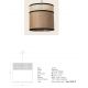 Pendule, Lustre suspendate - Lustra/Pendul design rustic din panza si rattan BURLAP