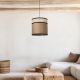 Pendule, Lustre suspendate - Lustra/Pendul design rustic din panza si rattan BURLAP