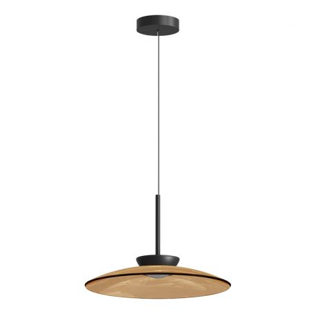 Pendule, Lustre suspendate - Lustra suspendata LED iluminat sus si jos, TAWNY GLASS