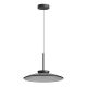 Pendule, Lustre suspendate - Lustra suspendata LED iluminat sus si jos, Smoked Glass