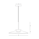 Pendule, Lustre suspendate - Lustra suspendata LED iluminat sus si jos, Smoked Glass