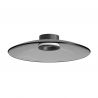 Lustra aplicata din sticla diametru 50cm, LED Smoked Glass