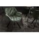 Scaune - Set de 2 scaune pivotante The Dutch Comfort, catifea verde inchis
