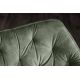 Scaune - Set de 2 scaune pivotante The Dutch Comfort, catifea verde inchis