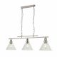Pendule, Lustre suspendate - Lustra suspendata design clasic Pyramid silver satin