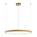 Lustra LED dimabila design modern Cirrcle D-90cm auriu