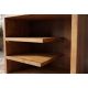 Masute Living - Masuta laterala cu rafturi CUBUS 45cm, lemn de mango