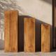 Masute Living - Set de 3 coloane decorative Makassar, lemn de mango