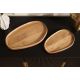 Parfumuri de camera, Idei cadouri, Obiecte decorative - Set de 2 tavi elegante din lemn masiv AMAZONAS