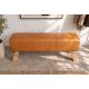 Banchete-Tabureti - Bancheta din lemn si piele Turnbock 120cm
