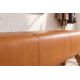 Banchete-Tabureti - Bancheta din lemn si piele Turnbock 120cm