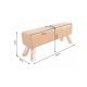 Banchete-Tabureti - Bancheta din lemn si piele Turnbock 120cm