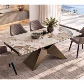 Mese extensibile - Masa Extensibila cu Blat Ceramic Pandora, DIAMOND 180-260cm