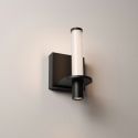 Aplica de perete LED metal negru cu sticla, LUMIEN