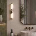 Aplica de perete LED baie IP44 Wrap bronz