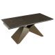 Mese extensibile - Masa Extensibila cu Blat Ceramic Ruginiu, DIAMOND 180-260cm
