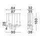 Pendule, Lustre suspendate - Lustra suspendata LED metal negru cu sticla, LUMIEN