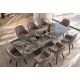 Mese extensibile - Masa Extensibila cu Blat Ceramic Taupe, DIAMOND 180-260cm