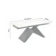 Mese extensibile - Masa Extensibila cu Blat Ceramic Alb mat, DIAMOND 180-260cm