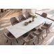 Mese extensibile - Masa Extensibila cu Blat Ceramic Alb mat, DIAMOND 180-260cm