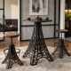 Mese Bar - Masa de bar cu baza metalica design Turnul Eiffel, PARIS LOFT 105cm