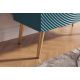 Comode - Comoda din lemn texturat turcoaz si auriu AURUM 120cm