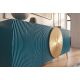 Comode - Comoda din lemn texturat turcoaz si auriu AURUM 180cm