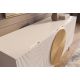 Comode - Comoda din lemn texturat alb si auriu AURUM 180cm