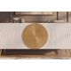 Comode - Comoda din lemn texturat alb si auriu AURUM 180cm