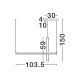Pendule, Lustre suspendate - Lustra LED 3000K suspendata design liniar PHEME auriu periat