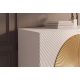 Comode - Comoda din lemn texturat alb si auriu AURUM 120cm