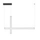 Pendule, Lustre suspendate - Lustra LED 3000K suspendata design liniar PHEME nickel satinat