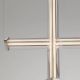 Pendule, Lustre suspendate - Lustra LED 3000K suspendata design liniar PHEME nickel satinat