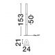 Lampadare - Lampadar, Lampa de podea LED 3000K PHEME nickel satinat
