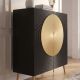 Comode - Comoda din lemn texturat negru si auriu AURUM 120cm