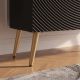 Comode - Comoda din lemn texturat negru si auriu AURUM 120cm