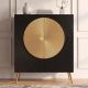 Comode - Comoda din lemn texturat negru si auriu AURUM 120cm