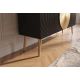 Comode - Comoda din lemn texturat negru si auriu AURUM 180cm