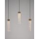 Pendule, Lustre suspendate - Lustra tavan cu pendule LED ZELON, alama antic