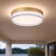Iluminat pentru baie - Plafoniera Button LED iluminat baie IP65 auriu