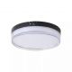 Iluminat pentru baie - Plafoniera Button LED iluminat baie IP65 negru marmorat