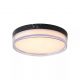 Iluminat pentru baie - Plafoniera Button LED iluminat baie IP65 negru marmorat