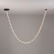 Pendule, Lustre suspendate - Corp de iluminat decorativ lungime 188cm, Alume LED din metal si acrilic
